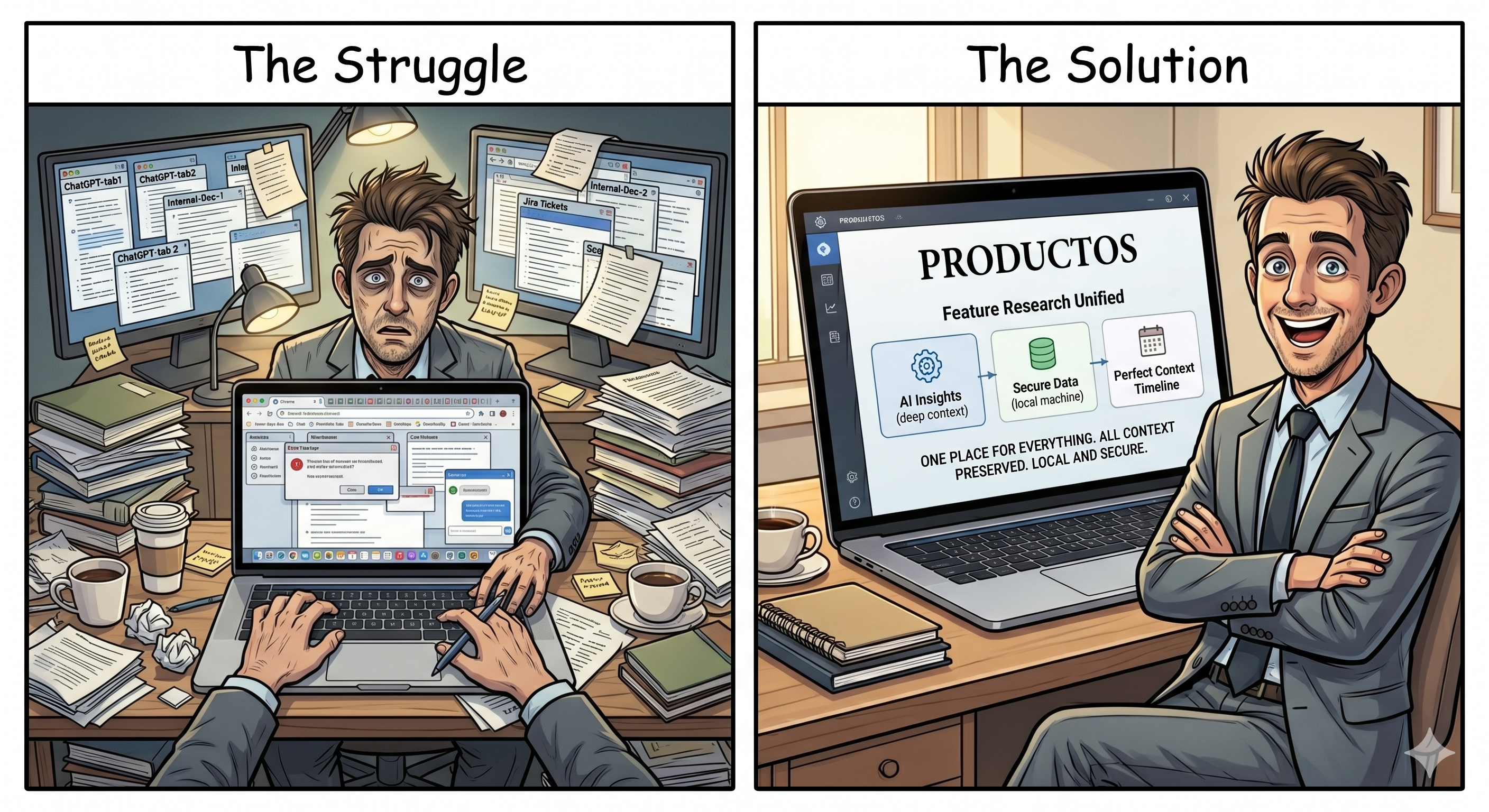 ProductOS AI using project context