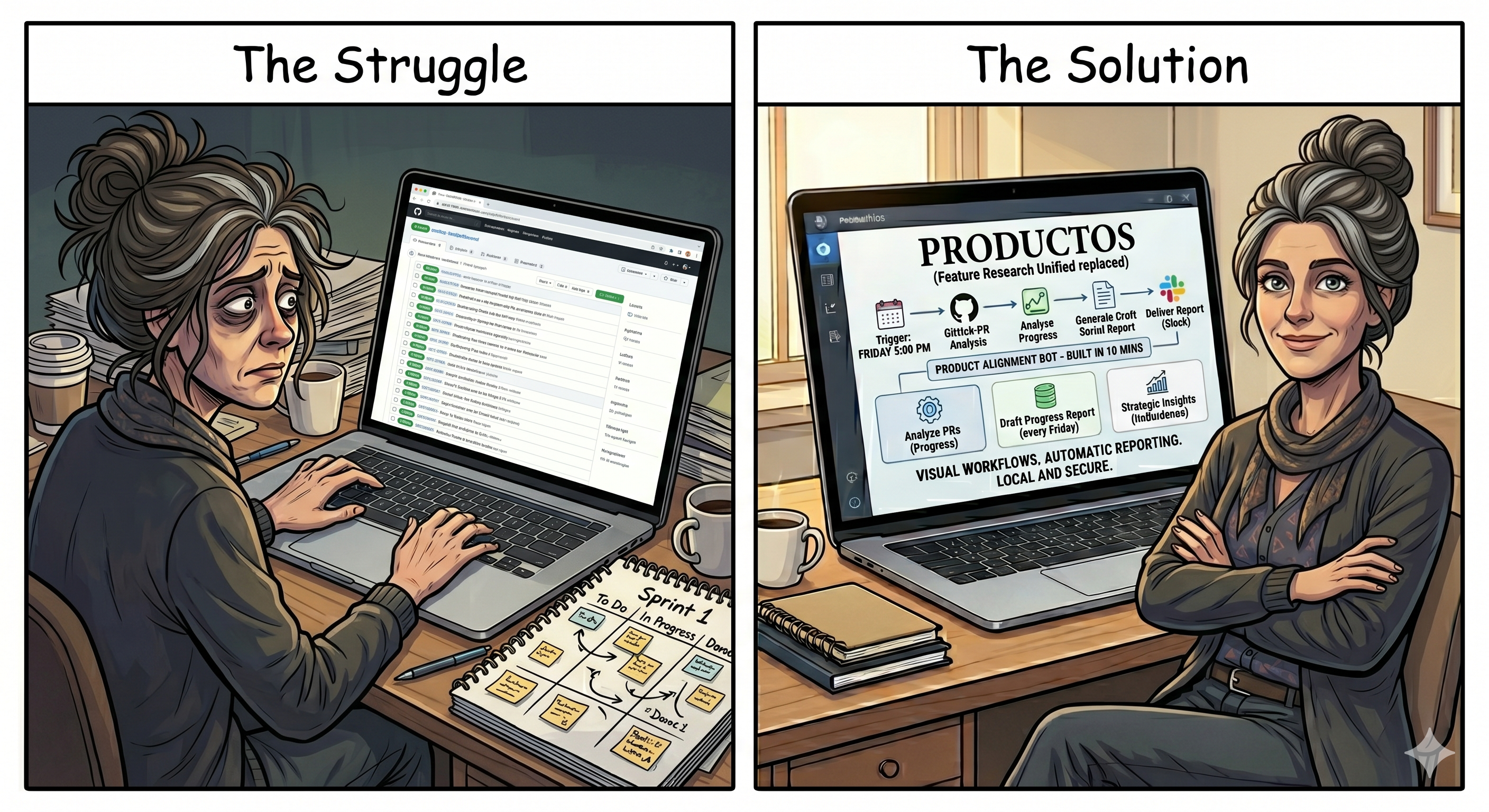 productOS Workflow Canvas