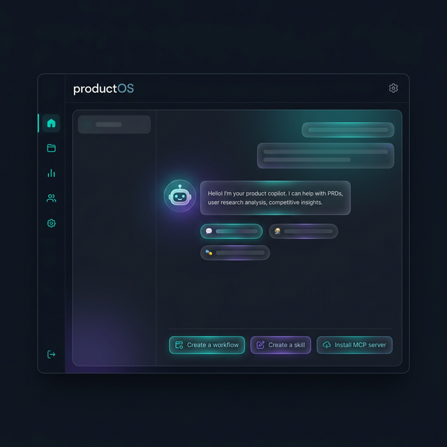 productOS AI Copilot Interface
